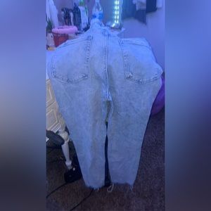 Ripped Light blue jeans